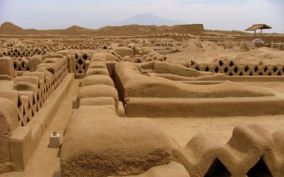 Chan Chan+ overview in Trujillo+ Huanchaco