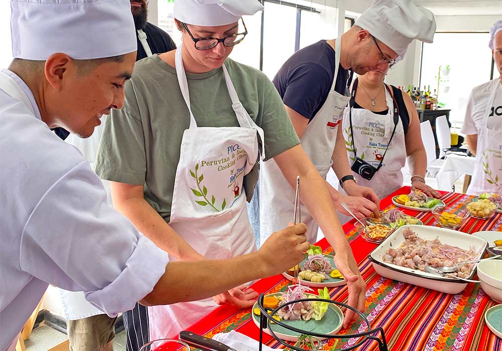 ceviche cooking class tours in lima